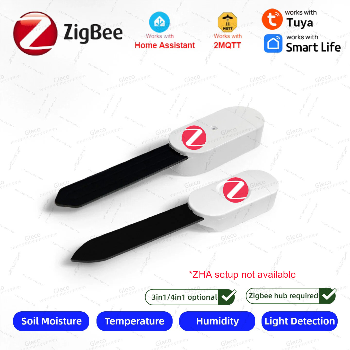 Plant Monitor - Zigbee Soil Moisture Sensor Meter Temperature