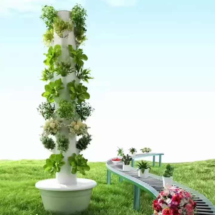 1pcs 5 7 9 Tiers,20 28 36 Hole - огляд і ціна Hydroponic Tower